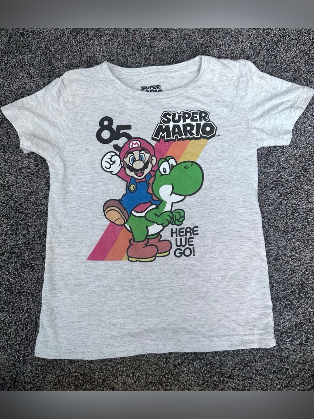 Super Mario Bros Kids T-shirt Size 5T 0065